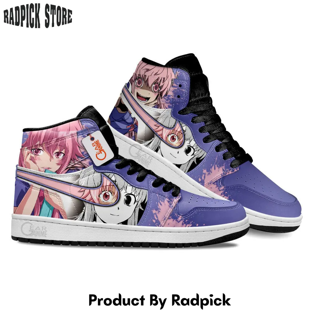 Yuno gasai air jordan high top sneakers anime  rp0400170